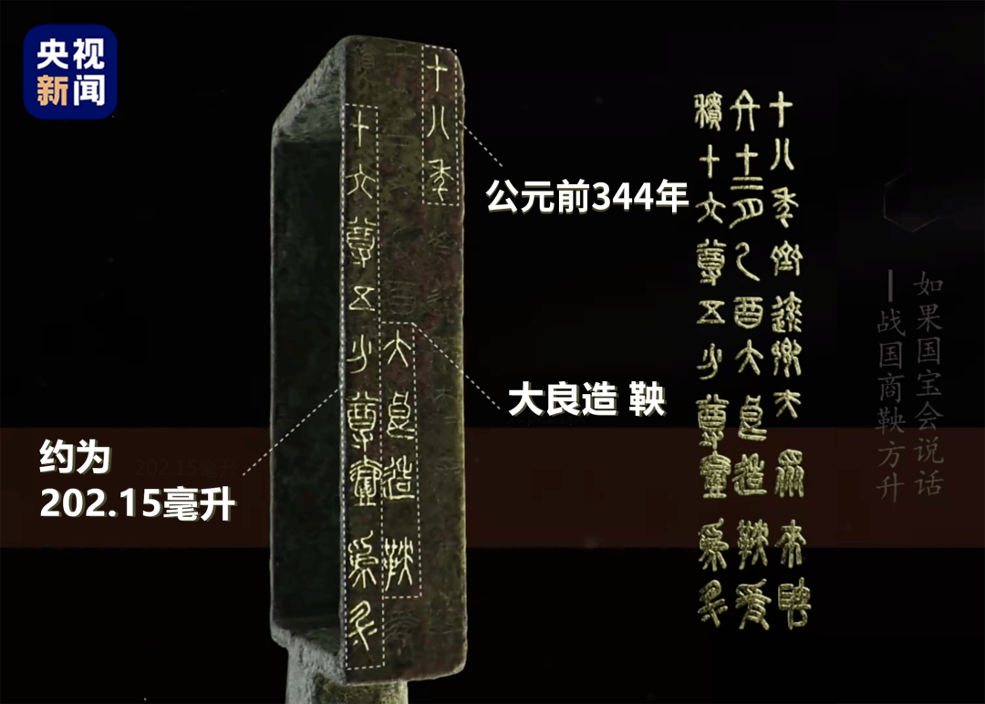 颜值不高商鞅方升从此,这就是"一升"自带"产品说明书"完成了"度量天下