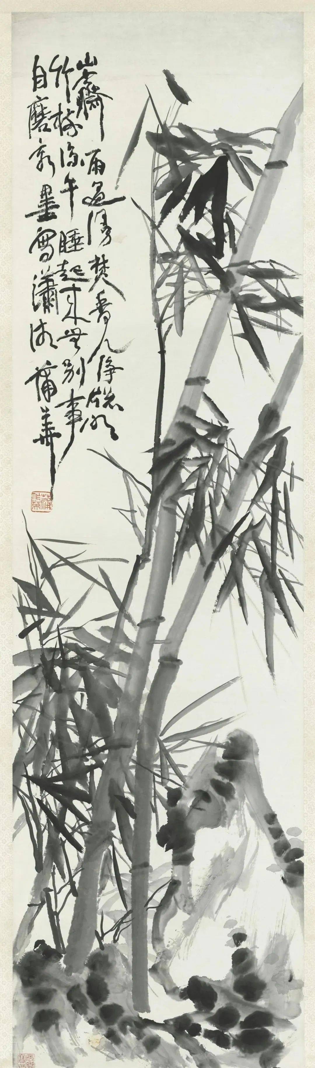 蒲华:潇潇墨竹十四屏_款识_cm_于公元