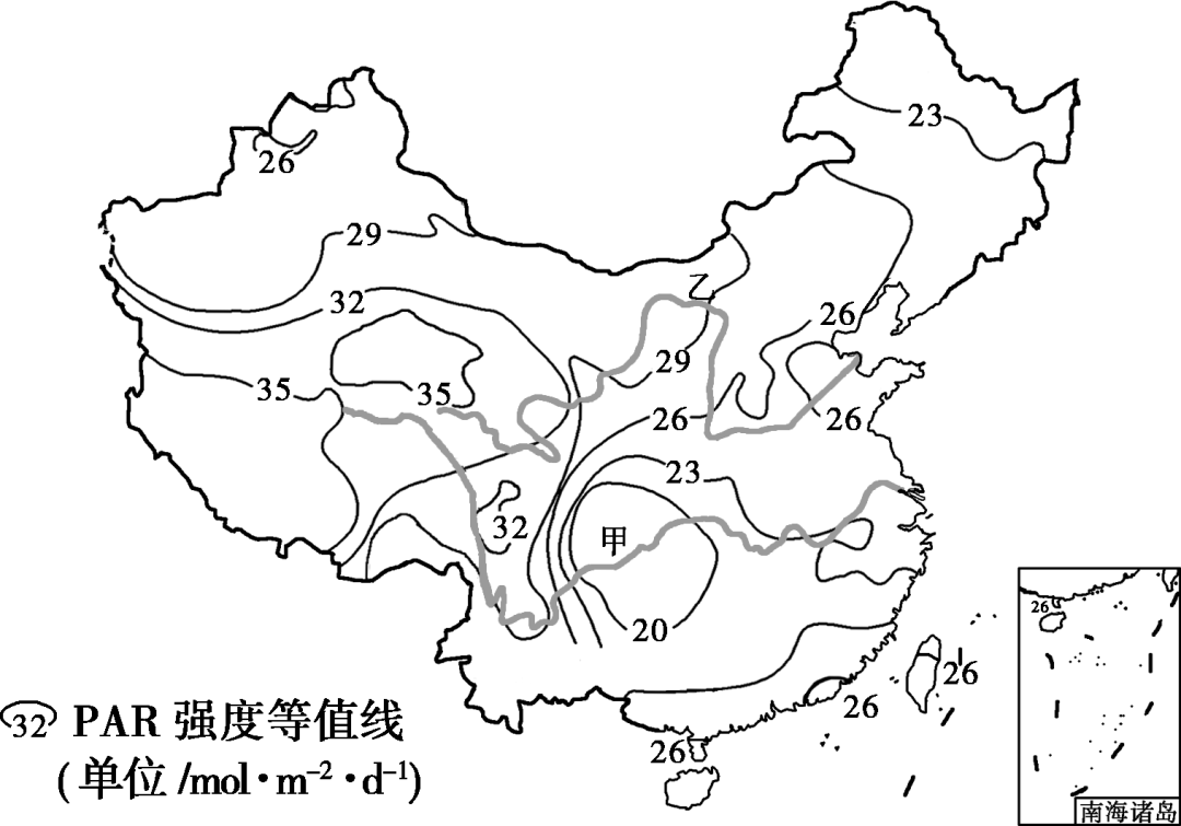 被中学地理界误解的67昆明准静止锋 高中地理常考图表:与太阳辐射