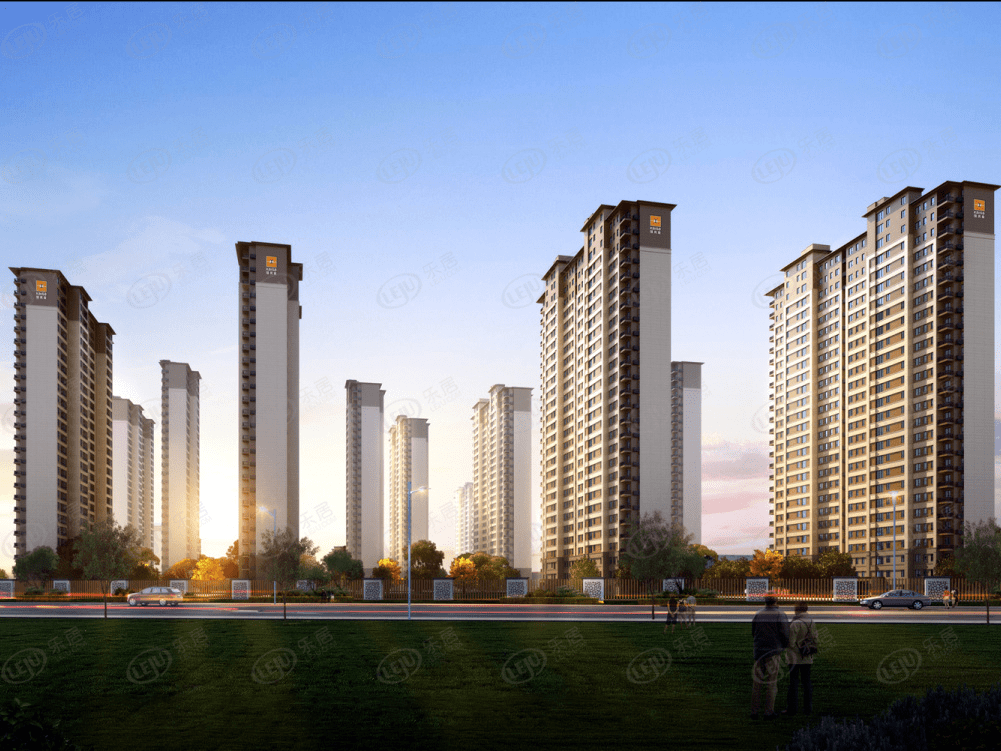 洛龙华耀城佳兆业水岸华府 户型建面约100~140㎡_楼盘_配套_景观