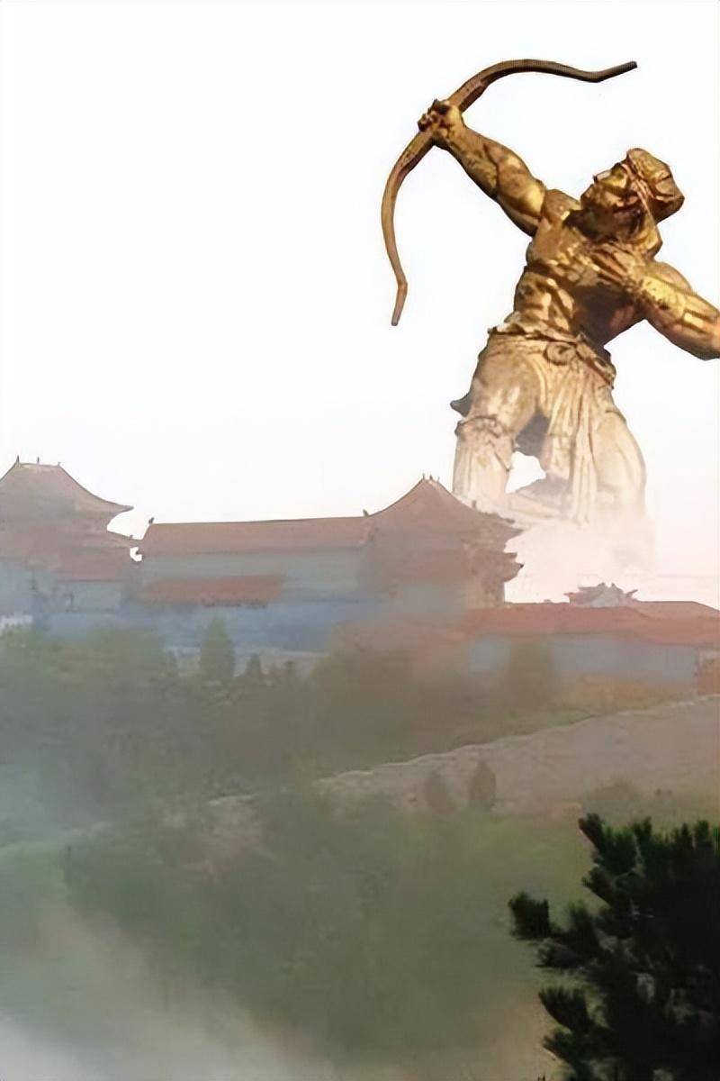 日故事的发祥地屯留老爷山羿射九日的所在,相传是今屯留县西北三嵕山