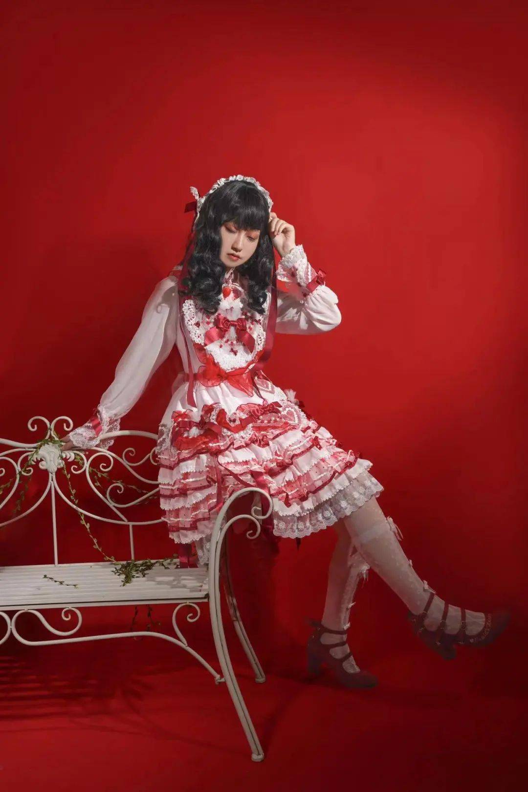 把呲甜穿成恐怖娃娃的屑~麻姬块儿baby的裙子真的是doll感天花板了