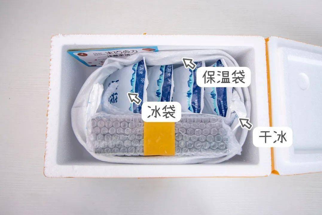 顺丰冷链,飞速到家,干冰,保温袋,冰袋3重保护.
