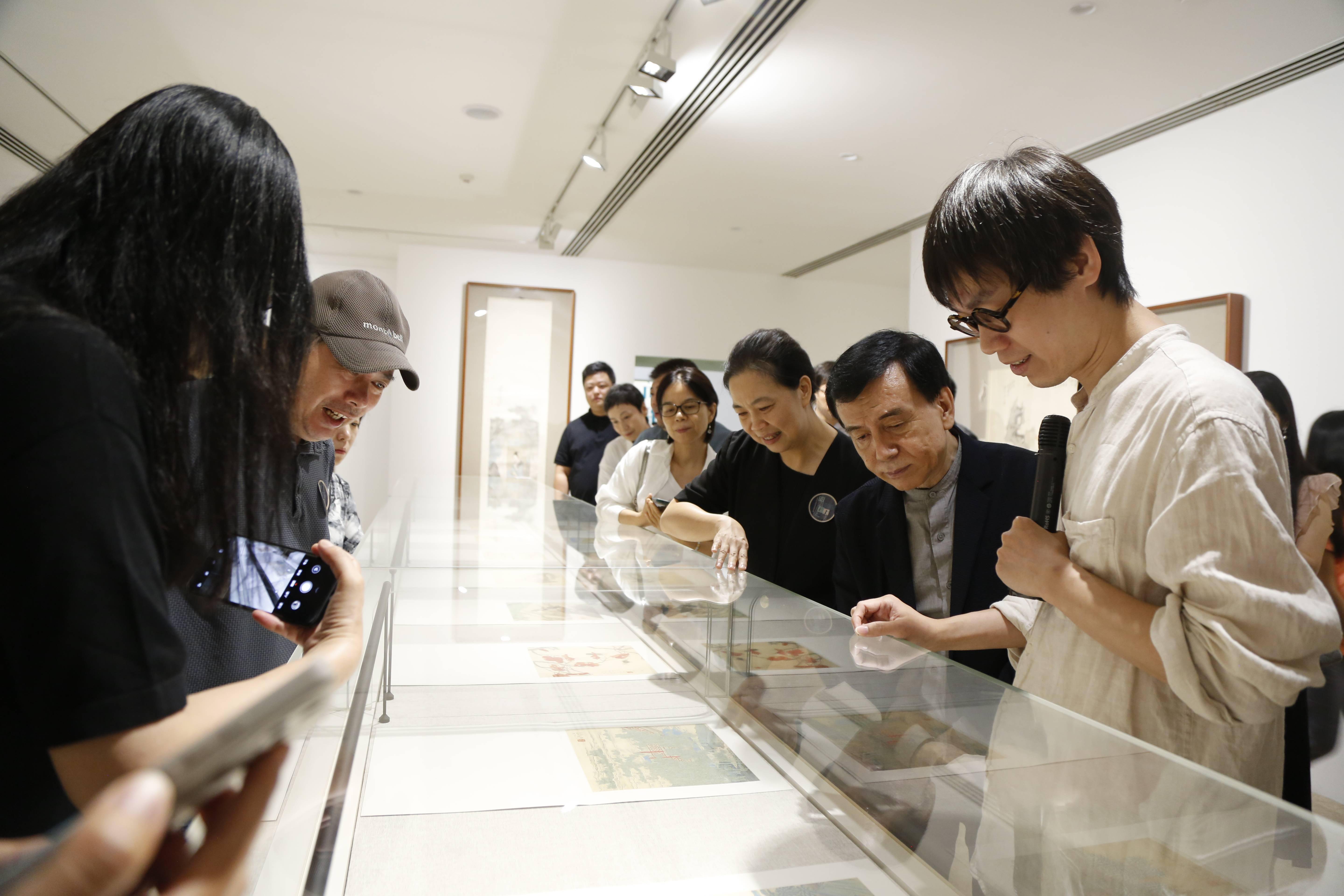 世纪以来的海派绘画特展"在何香凝美术馆开幕_展览_文化_中国画院