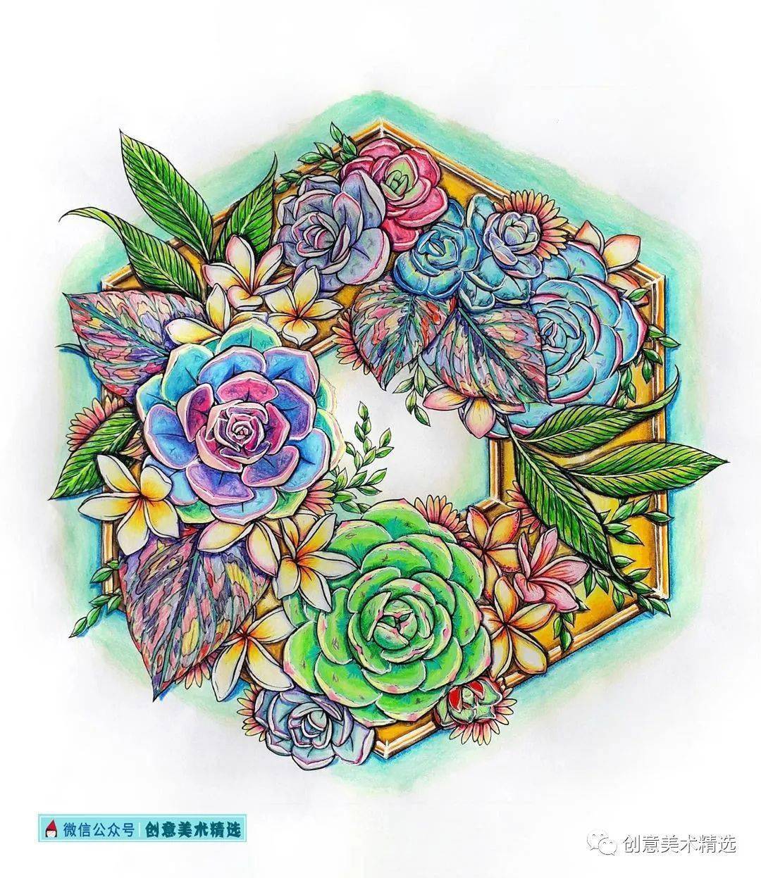 素材分享——22张漂亮的色彩装饰画_线条_艺术_美术