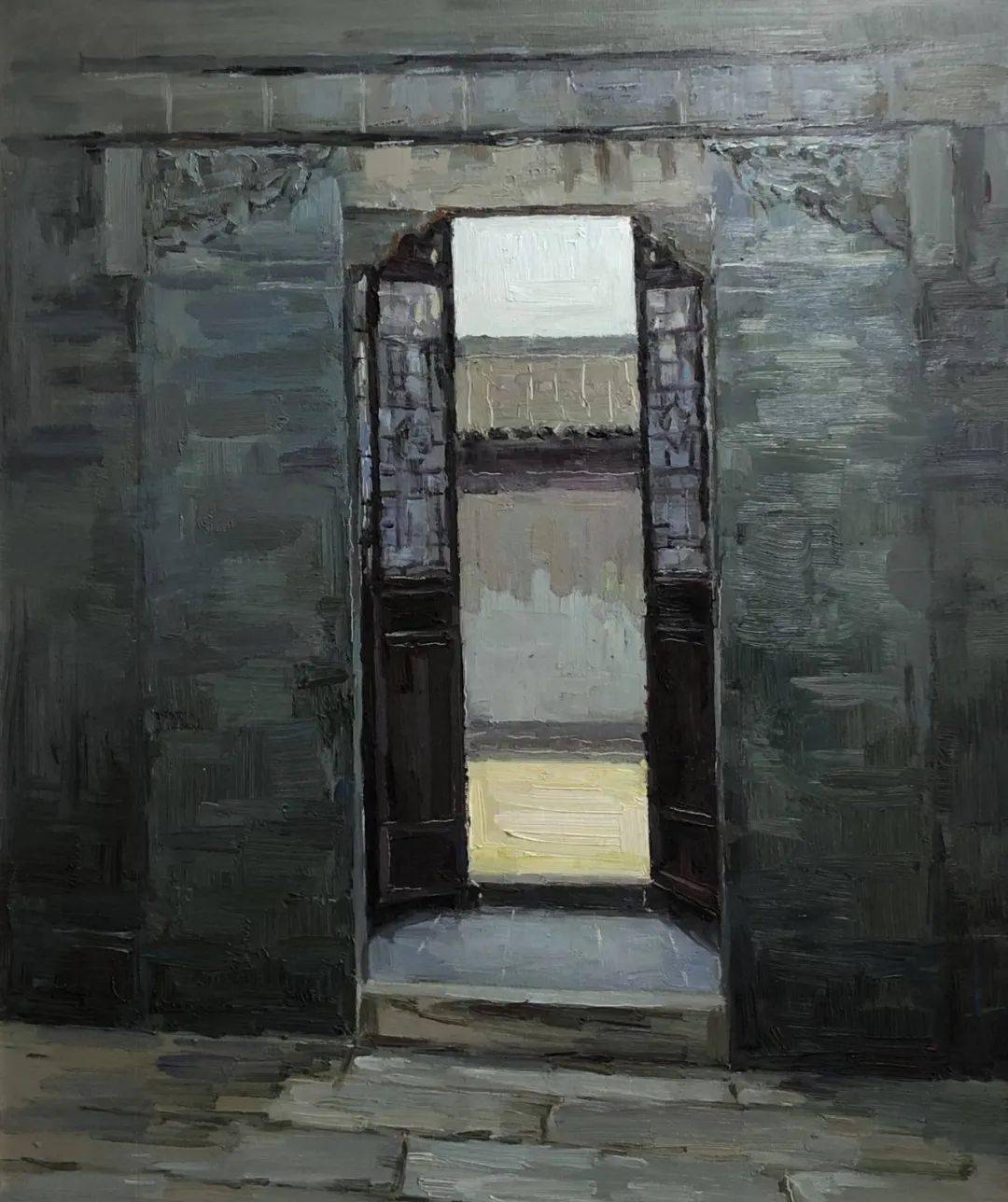 一江春水向东流一一苏皖两地艺术家第二回东至写生作品邀请展_油画