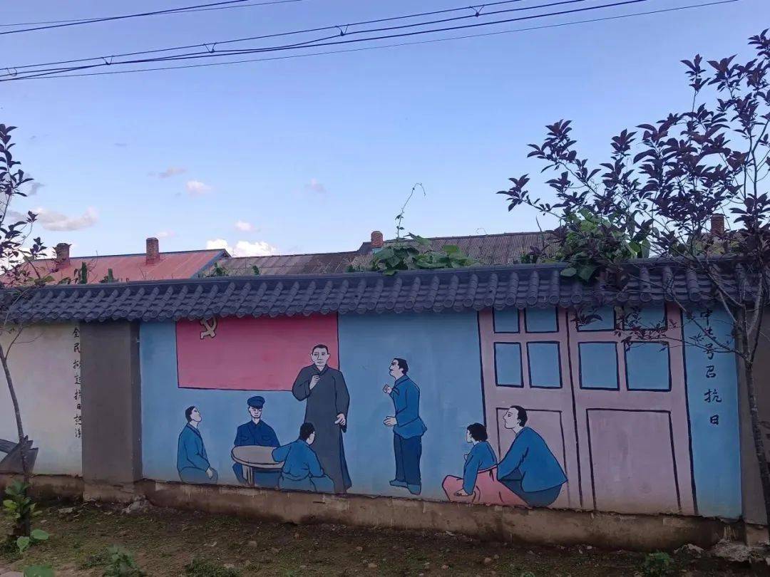 【农村(林场)精神文明建设"十个一"】南岔县浩良河镇:手绘文化墙,绘出