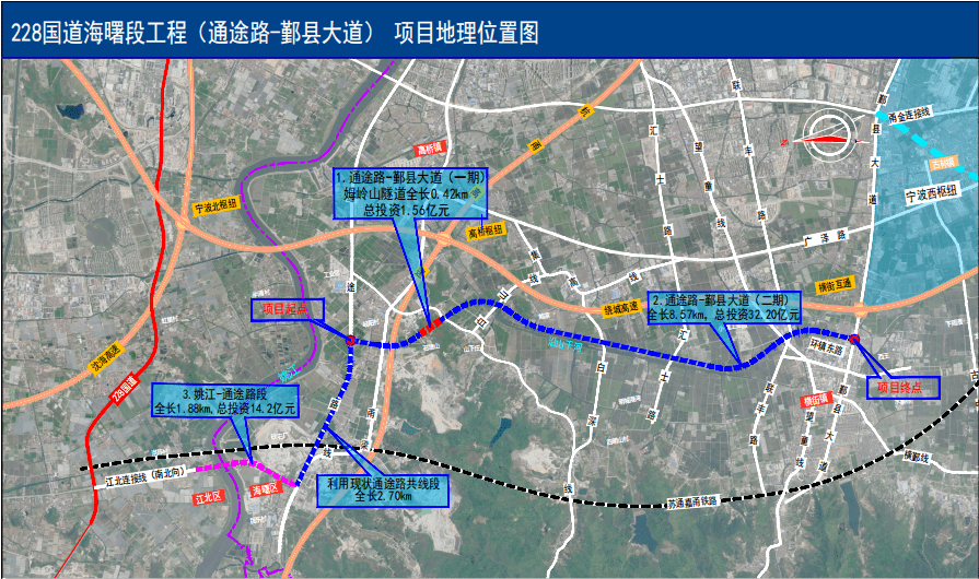 s309鄞州至开化公路荷梁线(鄞江-章水)公路二期工程实施范围东起官池