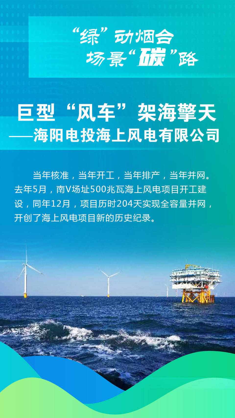 长图壹站|耀眼成果,场景"碳"路_应用_烟台_生活