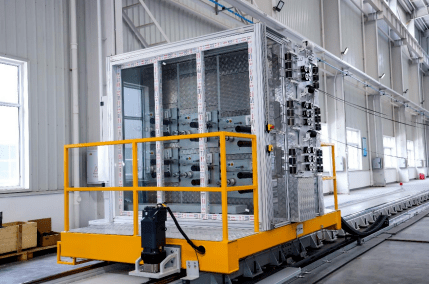 鹰游纺机携四轴缠绕机首次亮相中国国际复材展_纤维_设备_部件