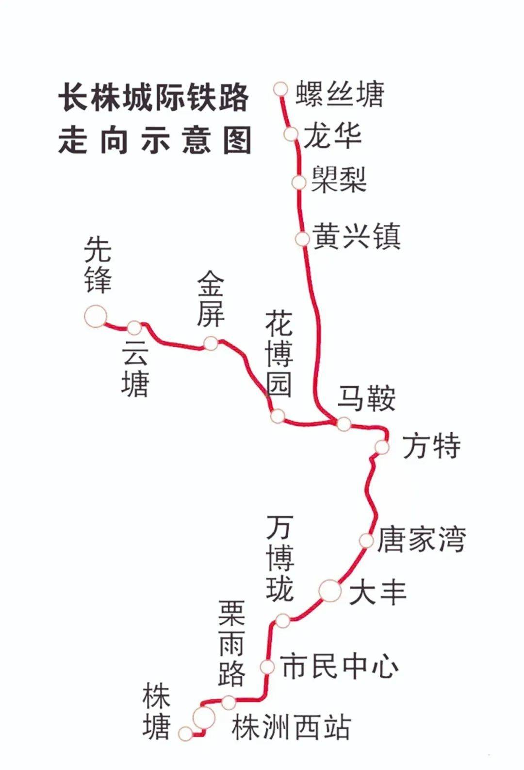 长株城际铁路株洲段,两大选线方案曝光!