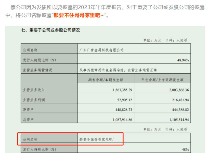 哥家住在山咔咔的美句子（【e公司观察】“住哥哥家”式雷人公告考验信披成色）哥家住在山咔咔是那个省的山歌，这都可以，