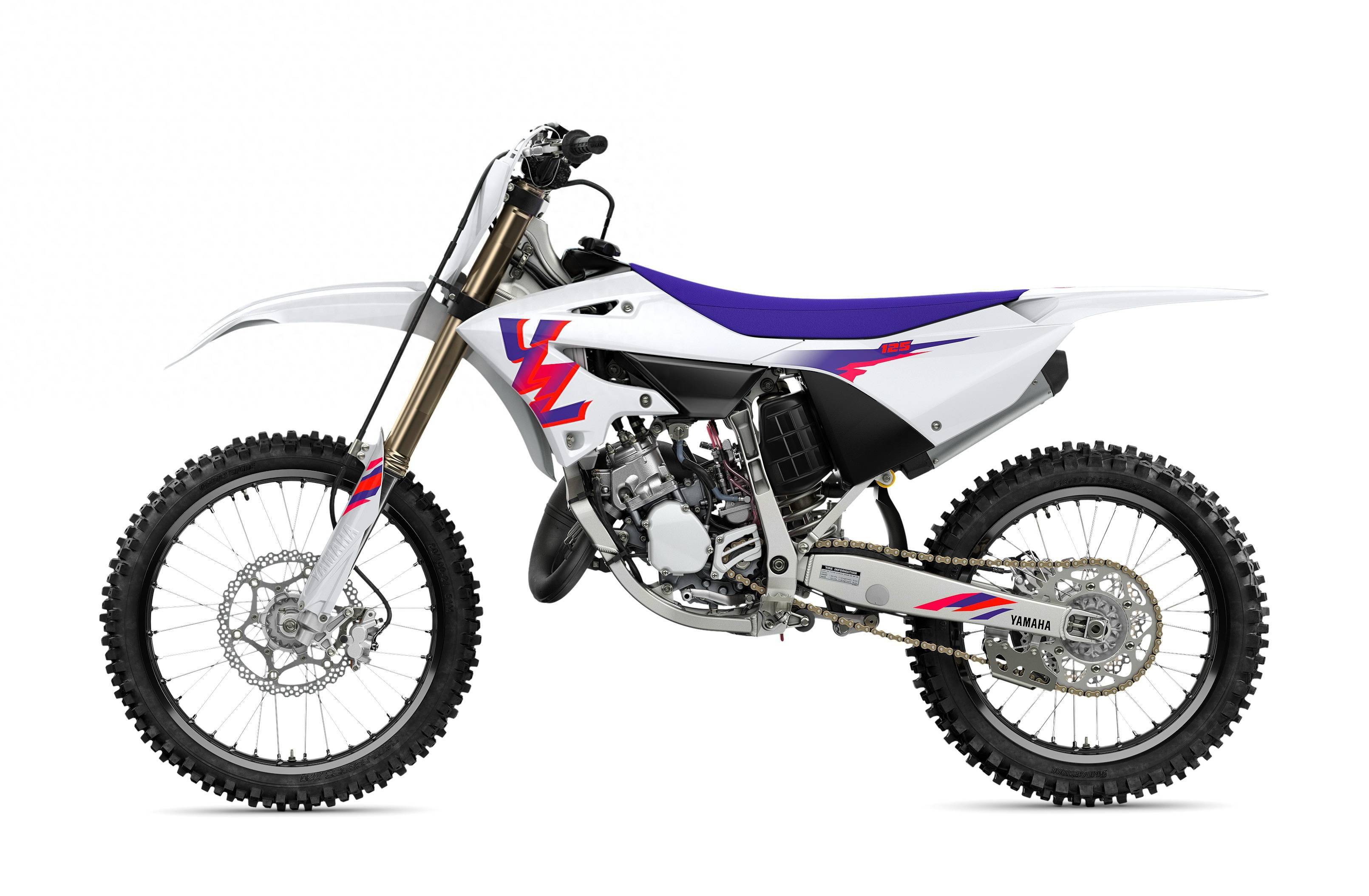 yamaha 2024 yz125lc 五十周年纪念版越野赛车