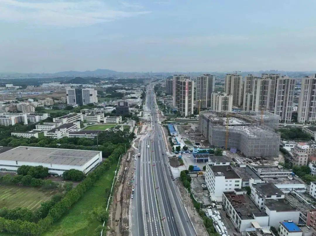 广花一级公路多个节点工程开通啦!_道路_项目_改造