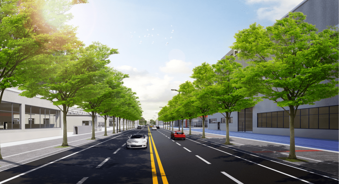 世行十五路效果图这些道路的建成,将居民住宅,医院及学校与市政配套