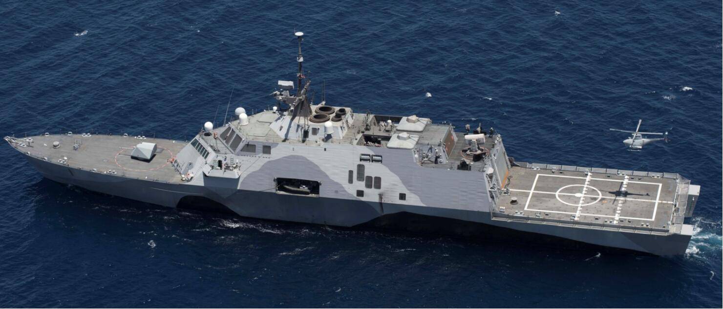 美媒:美濒海战斗舰首次加装远程导弹发射器,可发射"战斧"_美国陆军