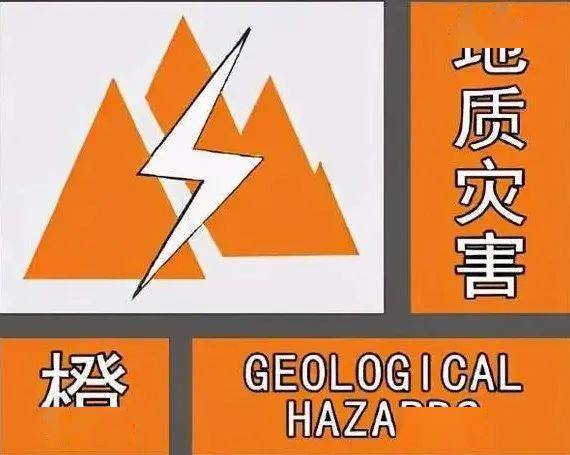 地质灾害气象风险橙色预警