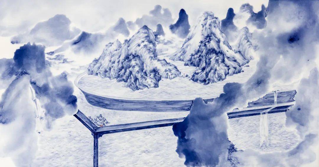 三宝蓬美术馆艺荐96 |局部阵雨×叶可思 阵雨初降,所现所观_山水