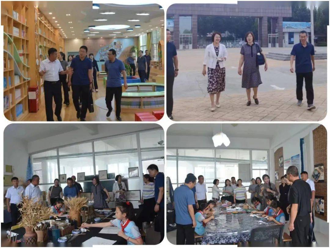 市教科院专家先后到了杏园教育集团汤头校区,临沂汤头中学,通过听取