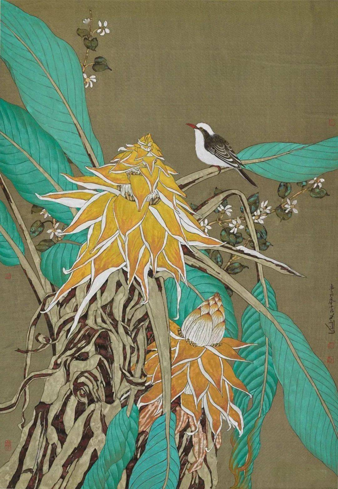 【艺术世界】郭子良:花开正浓,一种饱满的生命状态_色彩_中国画系