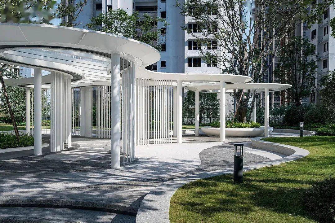 异形廊架在景观中的应用_园林_实景图_环境