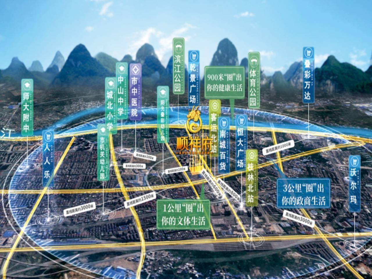项目介绍|桂林北站顺祥府为住宅_到达_广场_叠彩区