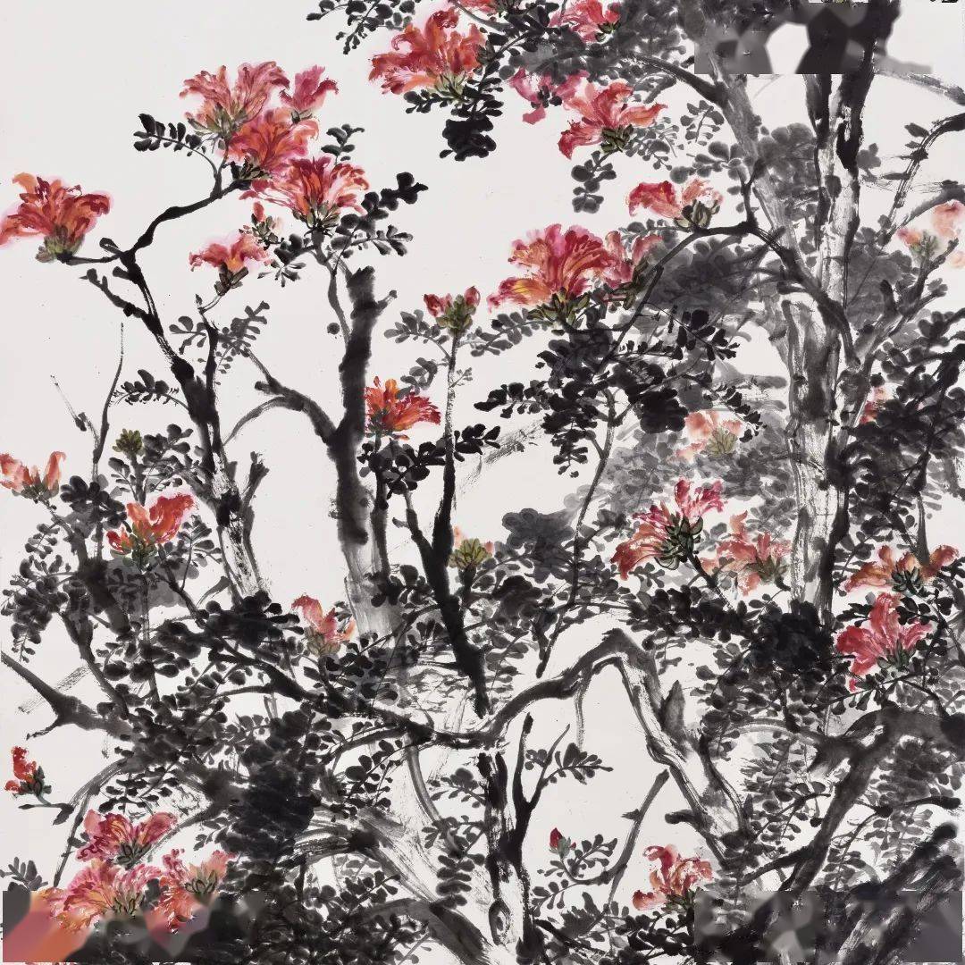 海南卫视节目回顾 | 艺术家·岳黔山_cm_纸本_水墨