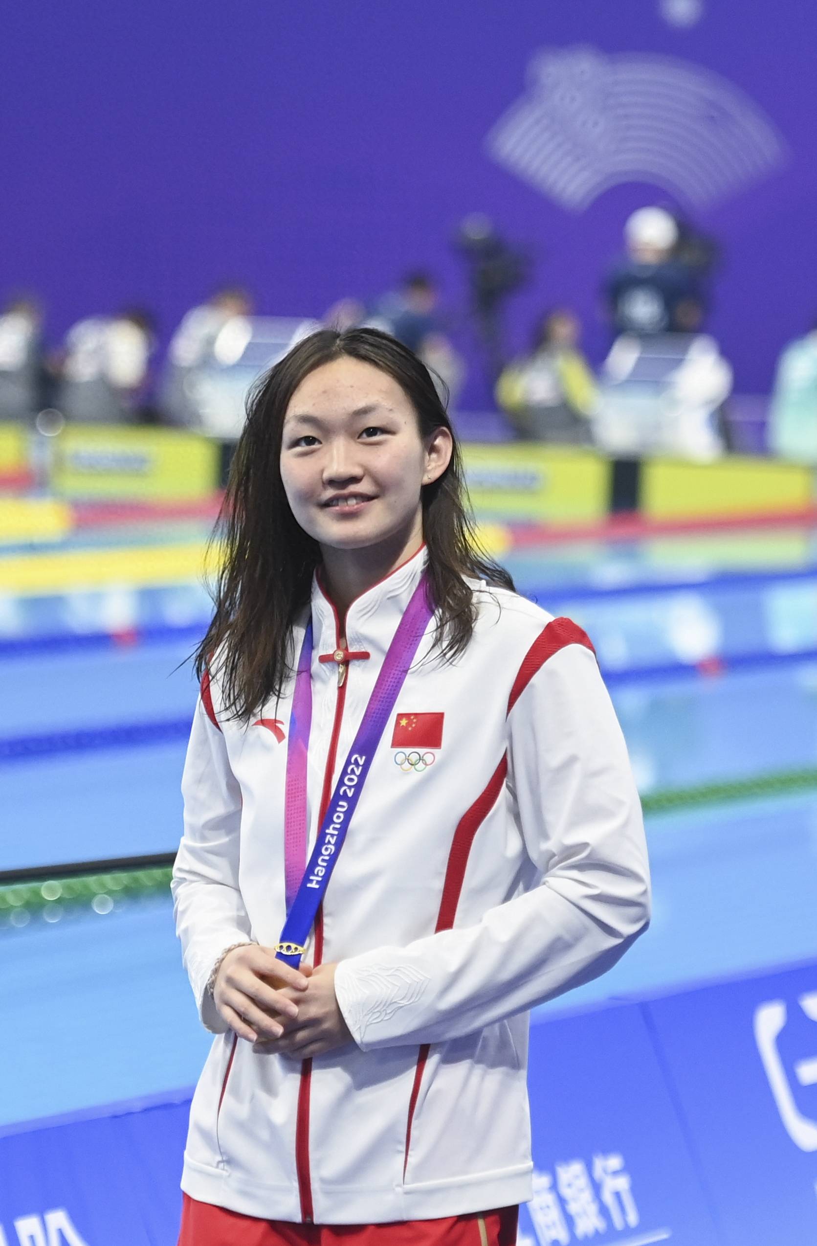 (杭州亚运会)游泳——女子400米自由泳:中国选手包揽冠亚军