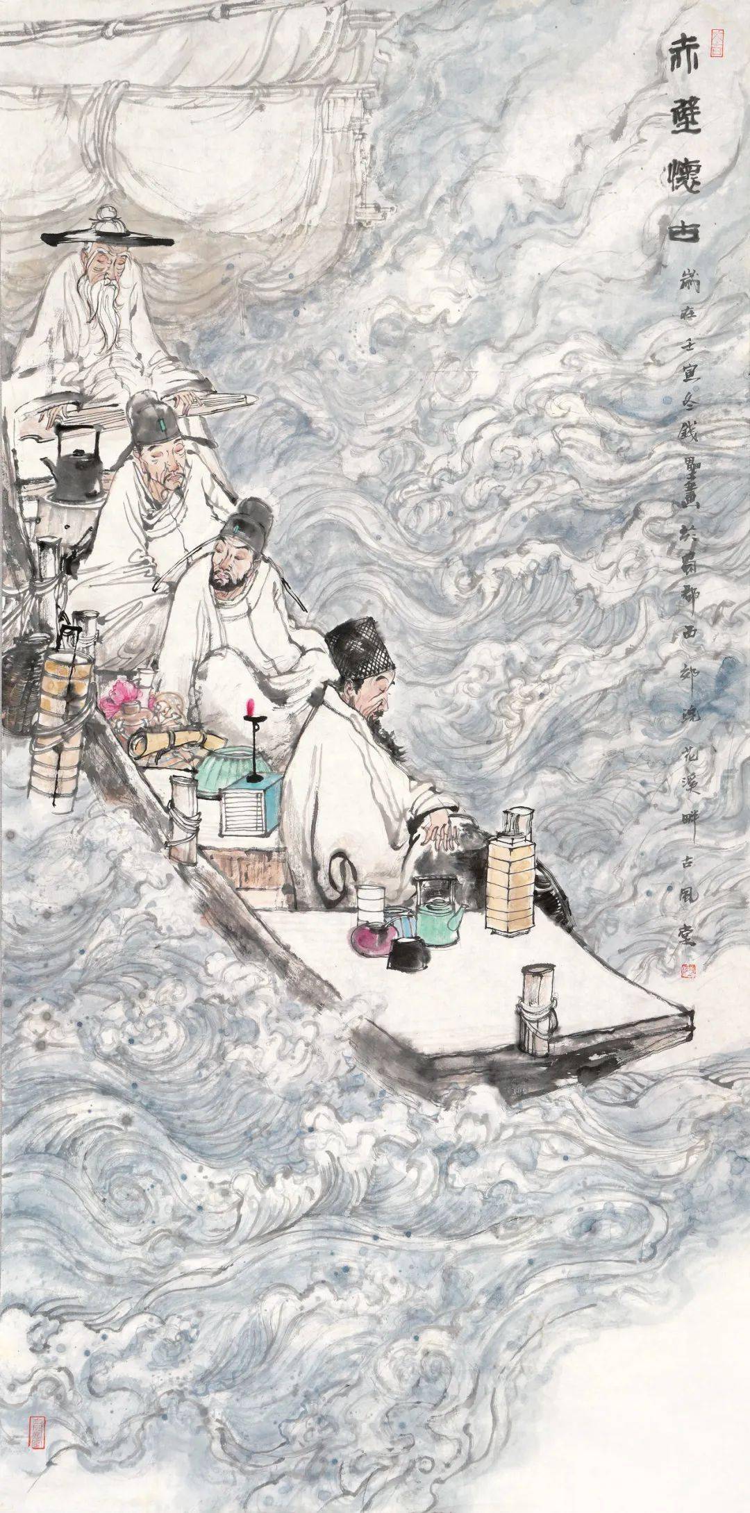 赏析| 在传统文化与乡土记忆里寻根——钱磊人物题材国画作品专题