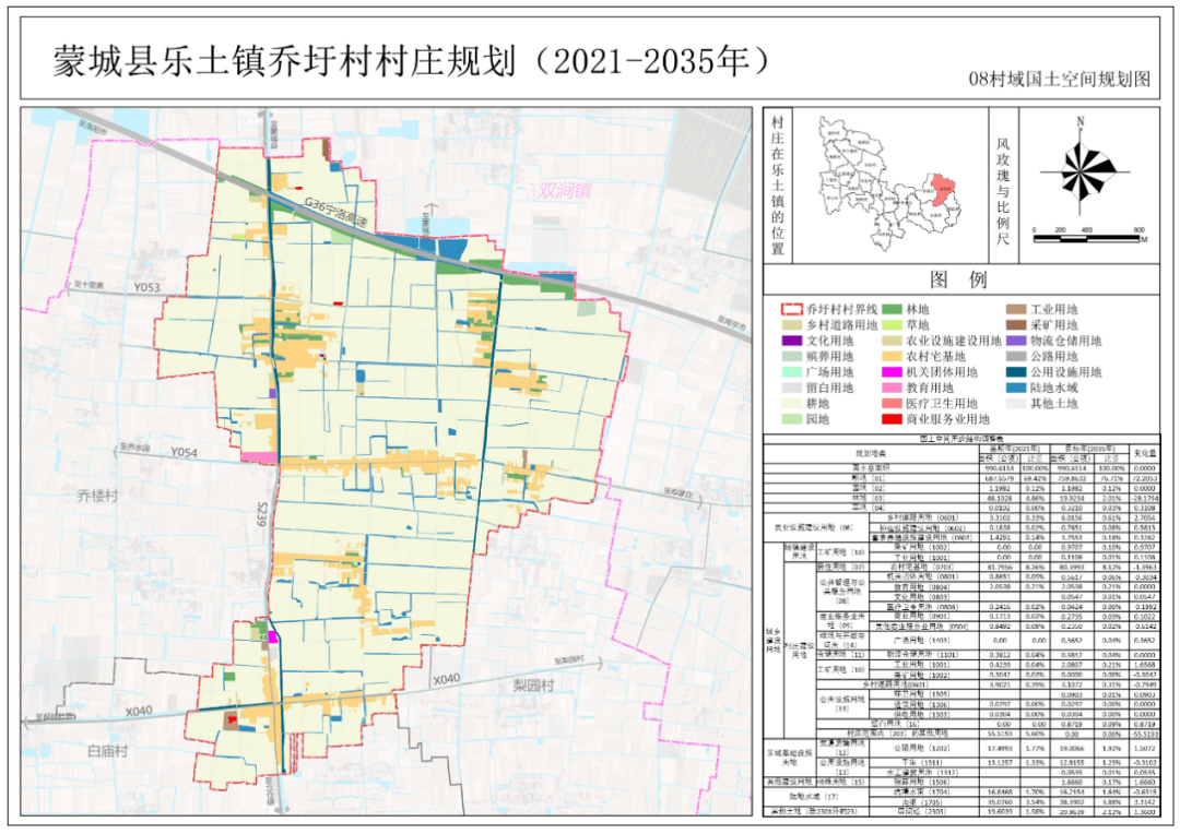 蒙城控制性详细规划图图片