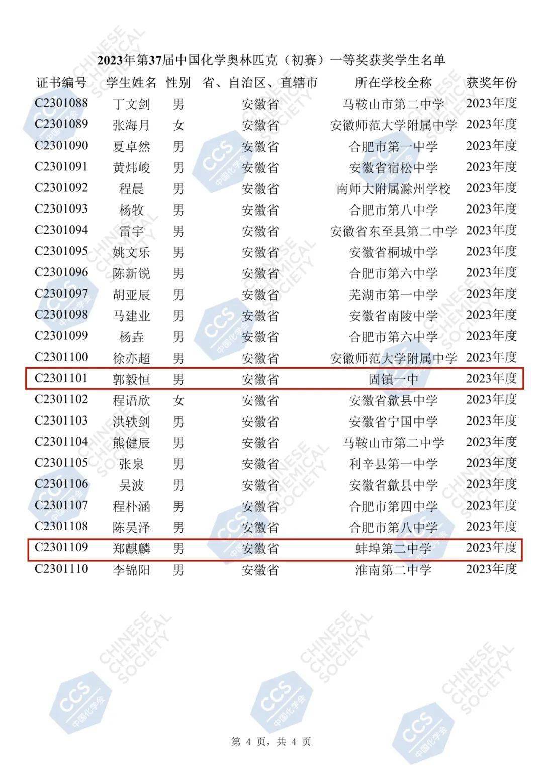 蚌埠二中喜报图片