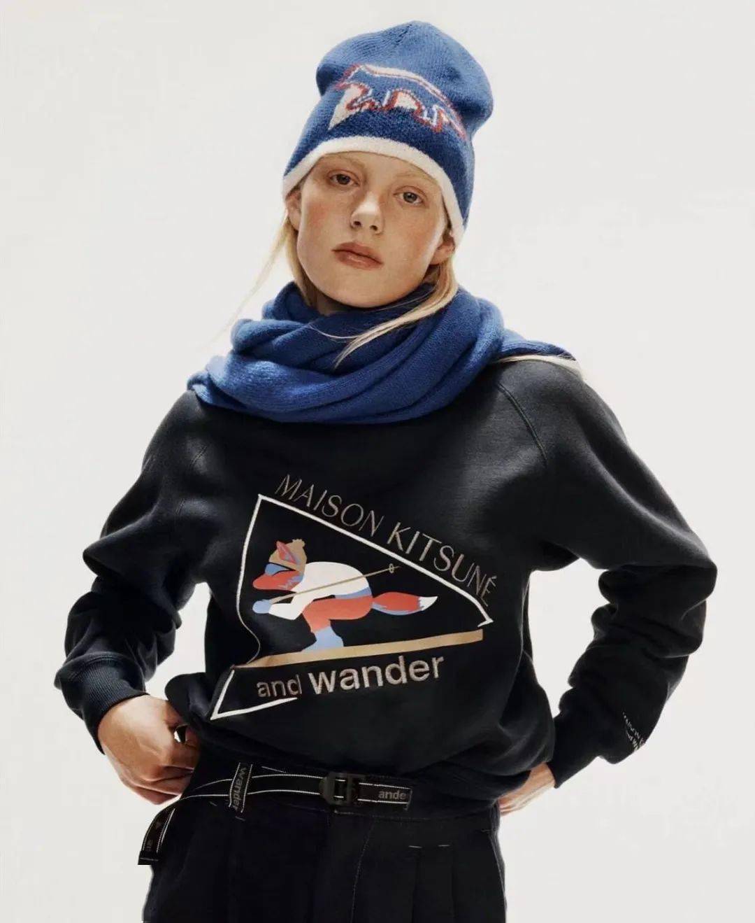 小狐狸也爱滑雪and wander x maison kitsune发布