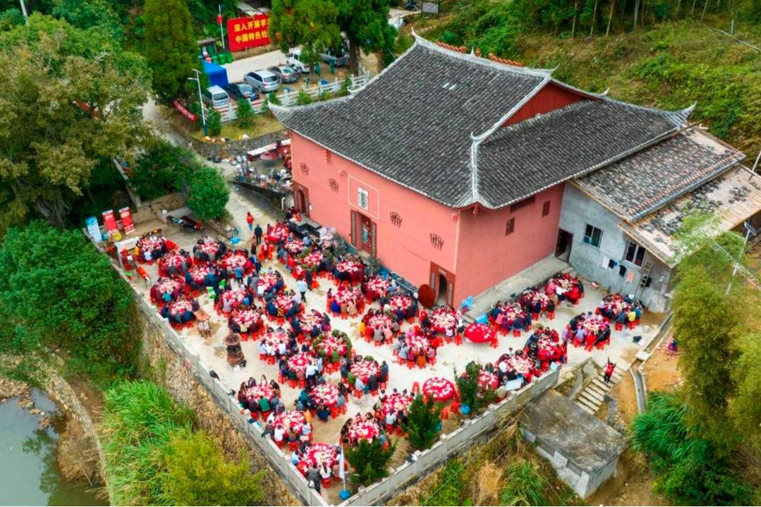 福建永泰丹云乡赤岸村举办敬老节活动_老年人_永泰县_老兵