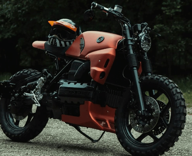 宝马四缸k100越野风格改装欣赏.