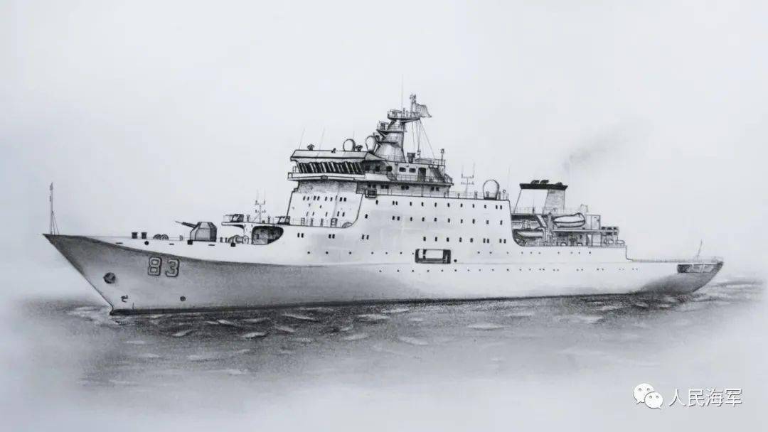 学员素描戚继光舰此次任务虽已结束但这段航程的记忆将永远留在实习