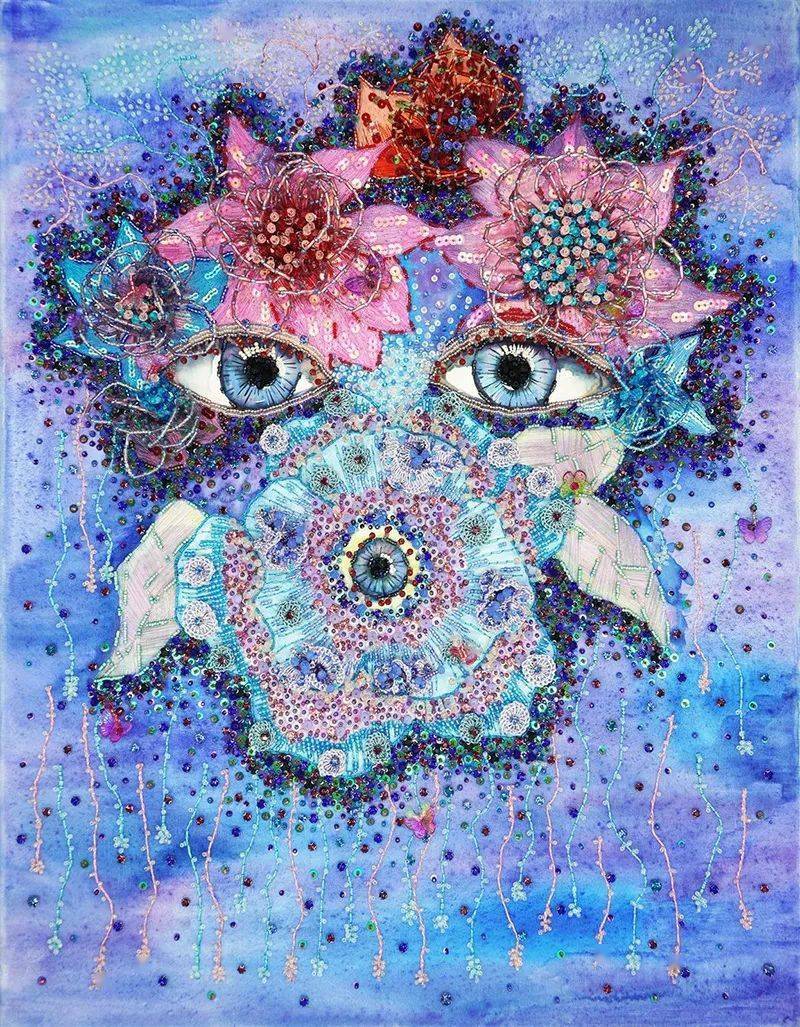 丙烯24×20cmamorphous night吴心怡天津美术学院2022120×150c