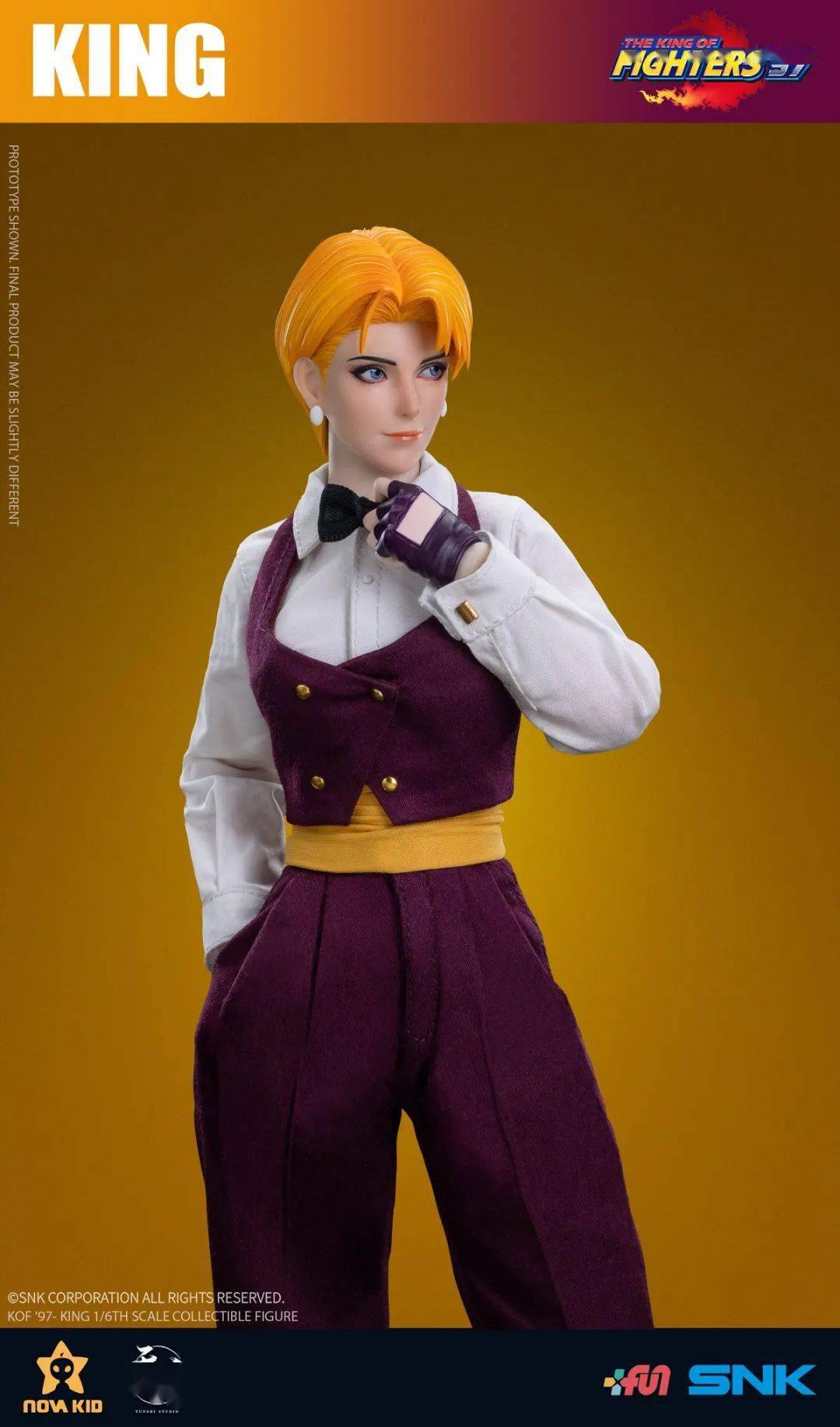 《拳皇97》琼居然出1/6可动人偶了!_服装_产品_游戏