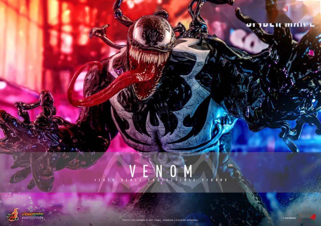 新品预定~ 67hottoys ht 1/6 漫威蜘蛛侠2 毒液 vgm59_雕塑_头部