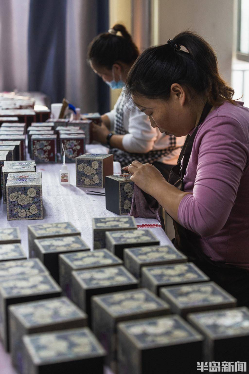 "非遗"备战双十一,螺钿漆器打造"国潮"工艺品_传统_陈茂_网络