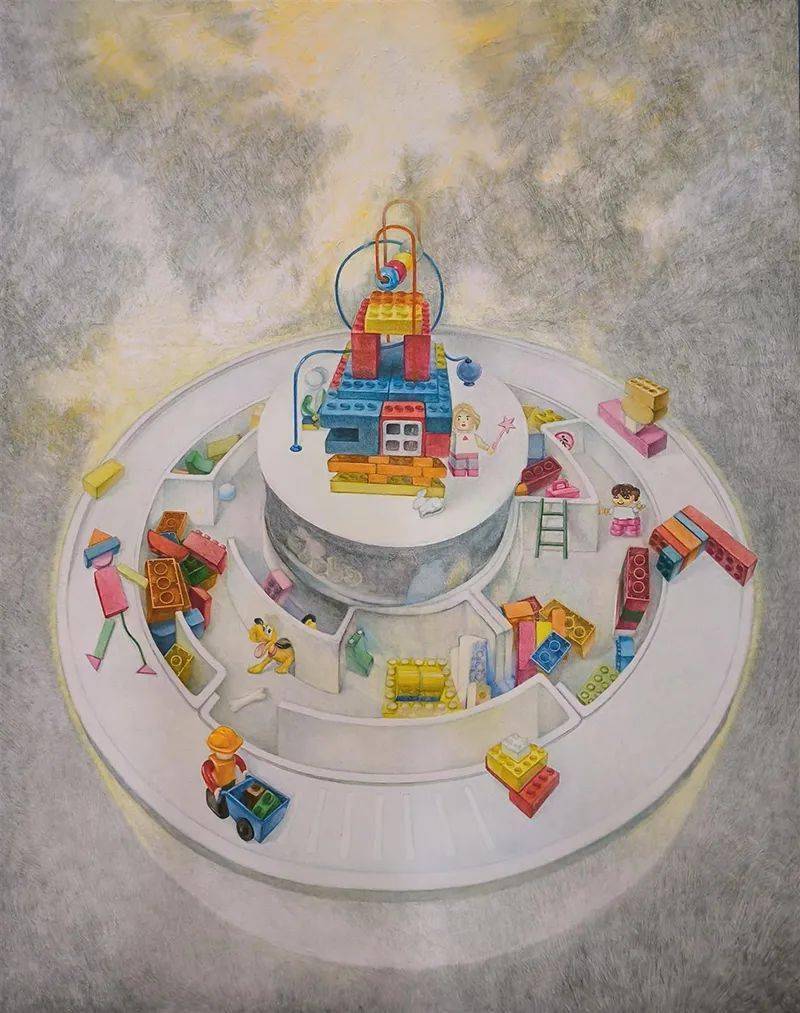 湖北美术学院2023版画 数码版60×100cm泪——找自己王培杰云南艺术