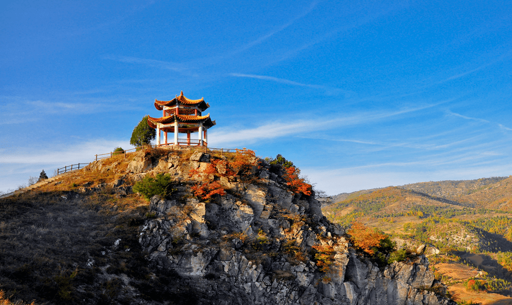 双龙湾旅游度假区秋色宜人,景色如画~