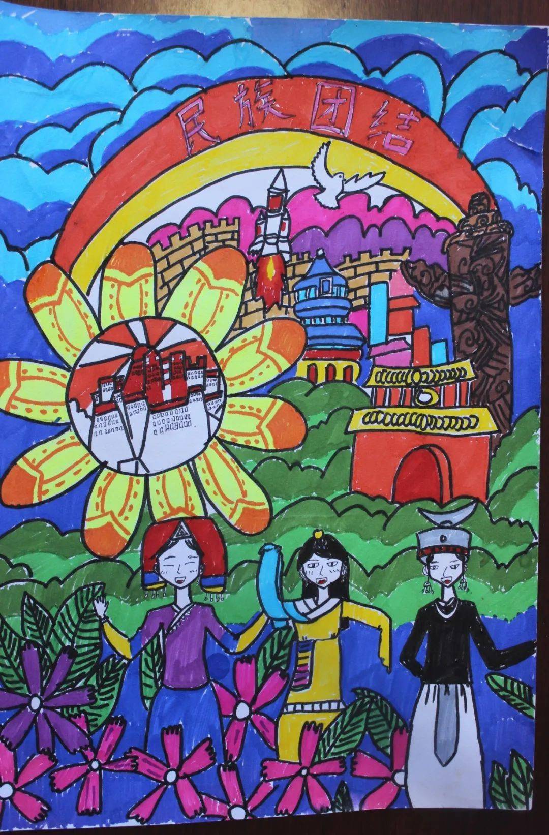 籽籽相拥·同心筑梦"主题优秀作品展——绘画类_小学组_中学组_一等奖