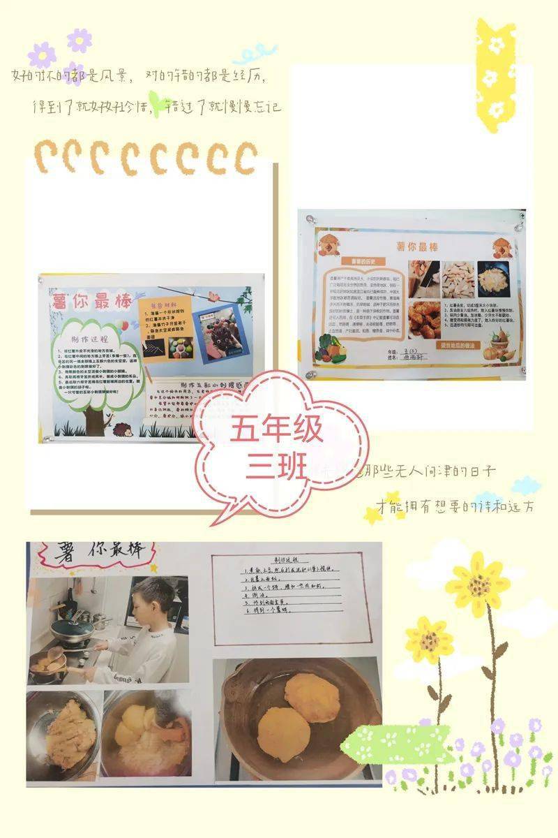 一个个憨态可掬的小动物,一张张精美的手抄报,这次的红薯盛宴可真精彩