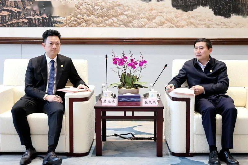 张文琪会见上海创力集团董事长石良希一行_交流_合作_装备