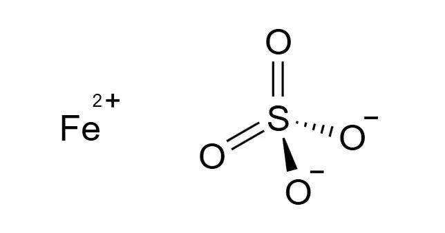 硫酸亚铁结构式图片