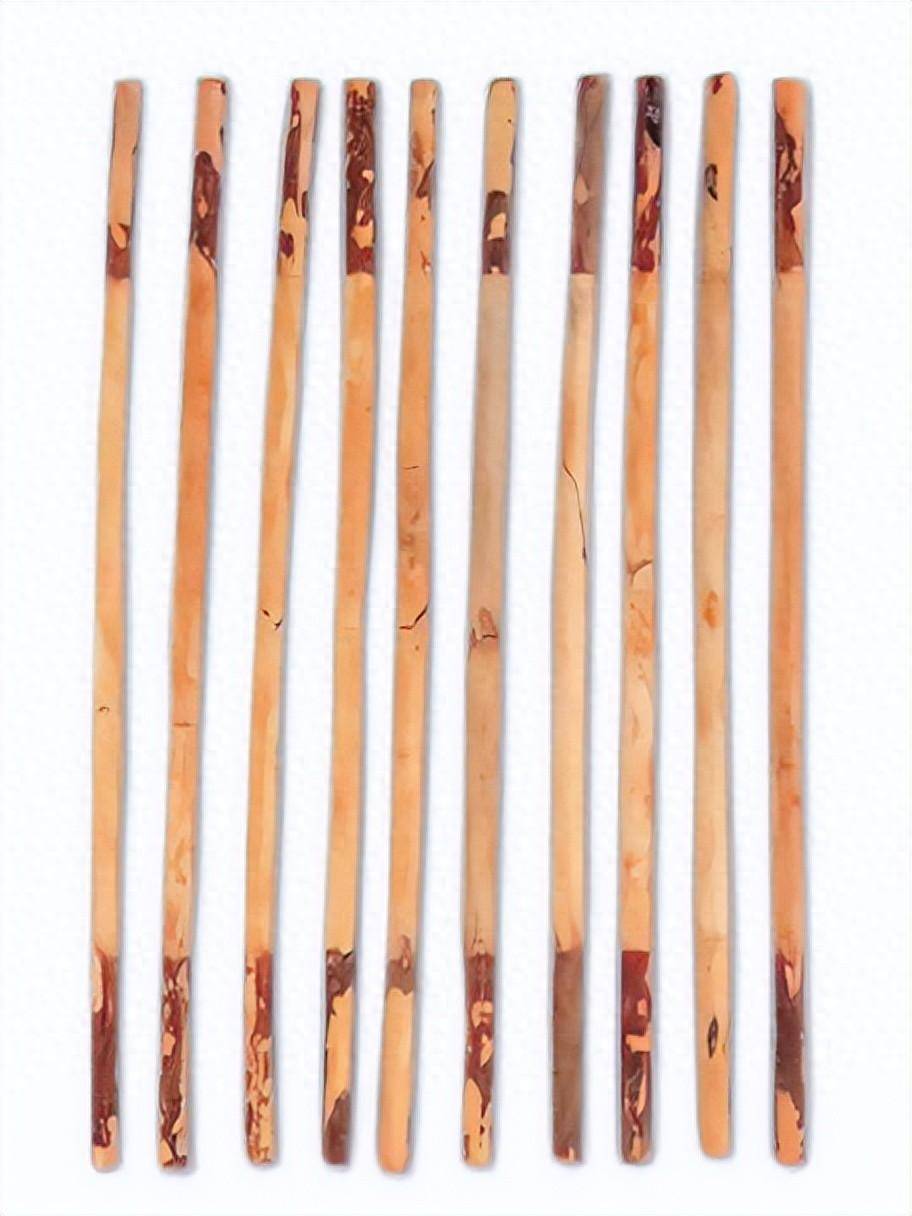 神禾原出土象牙算筹,比古印度"四则运算"早800余年_两端_红色_战国