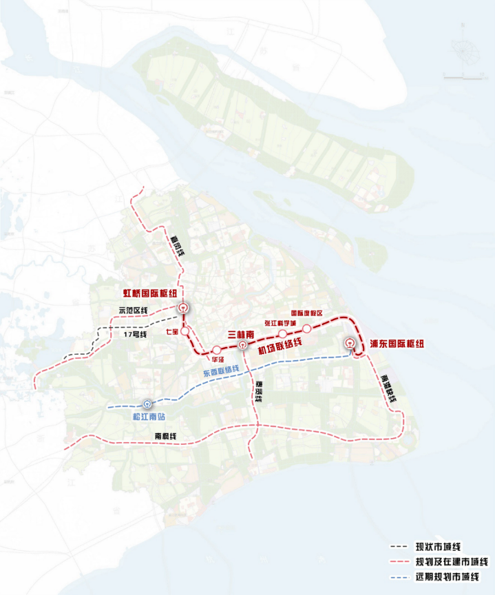 上海机场线地铁规划图图片