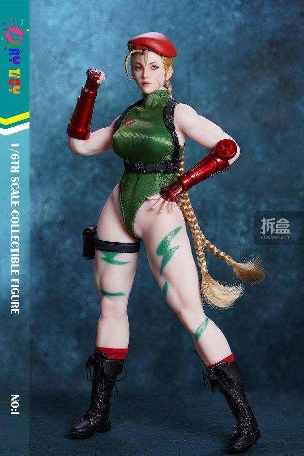 play toy 格斗女战士 嘉米 街霸街机 游戏同人 1/6可动人偶_官方_帽子