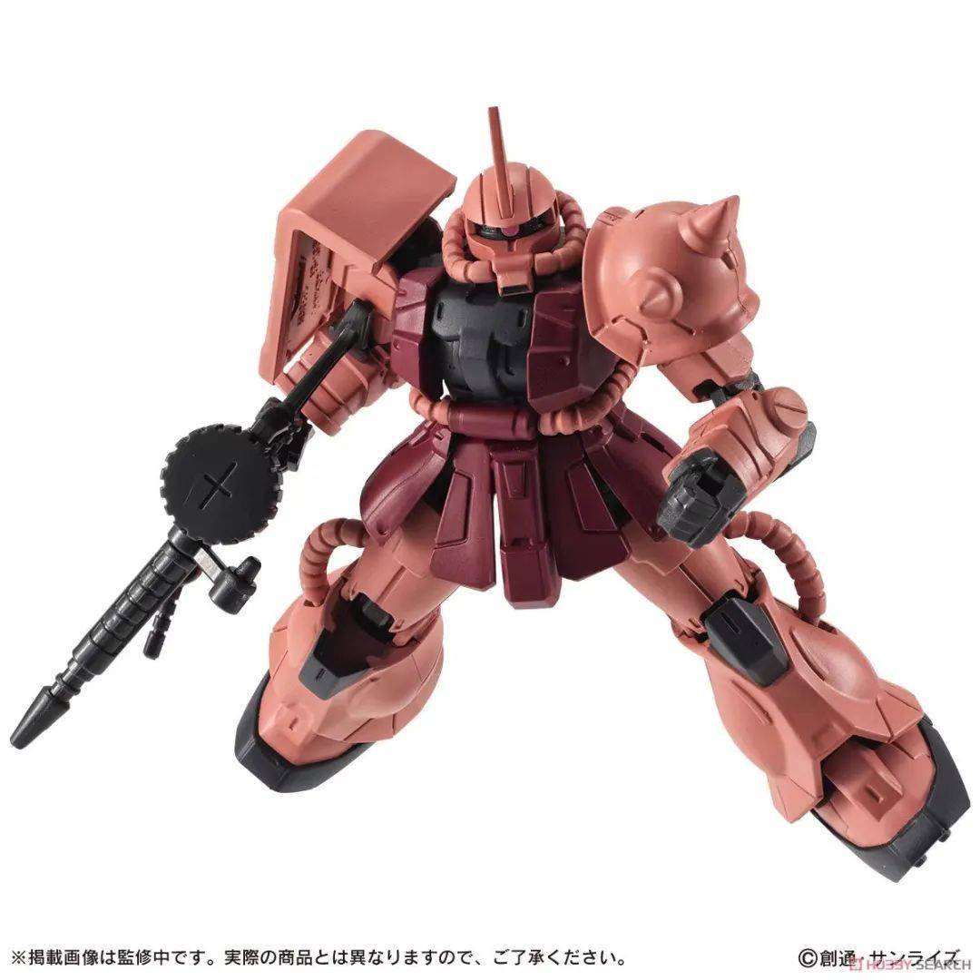 67新品预定~ 万代 扭蛋 action 04 机动战士高达 夏亚专用扎古_时间