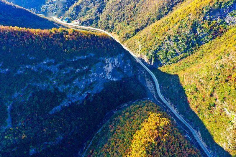 走进镇安|国道345美景如画 桃源湖碧水映红叶_安融媒_新闻_吴相阳